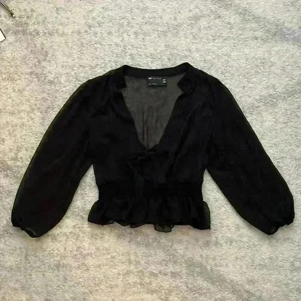 asos Design see thru blouse